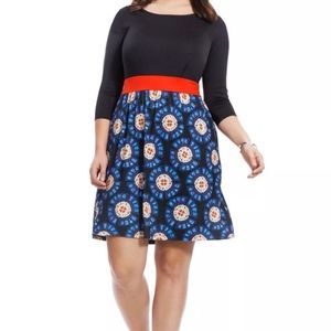 Women's Spruce & Sage Geometric Chelsea PLUS Dress